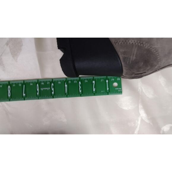 Sorel Joan Of Arctic Wedge II Boots Womens Size 7.5 Gray Waterproof Leather Zip - Picture 9 of 10